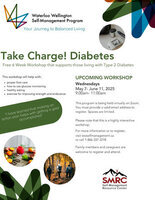 Take Charge! Diabetes-- ONLINE WORKSHOP-- May 7, 2025